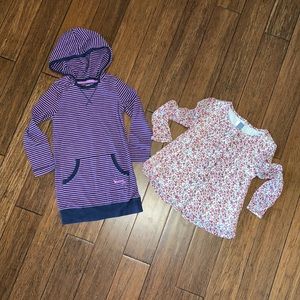 Girl’s Size 4 Shirt Lot!! OshKosh B’Gosh Tunic and Old Navy Button Down Shirt